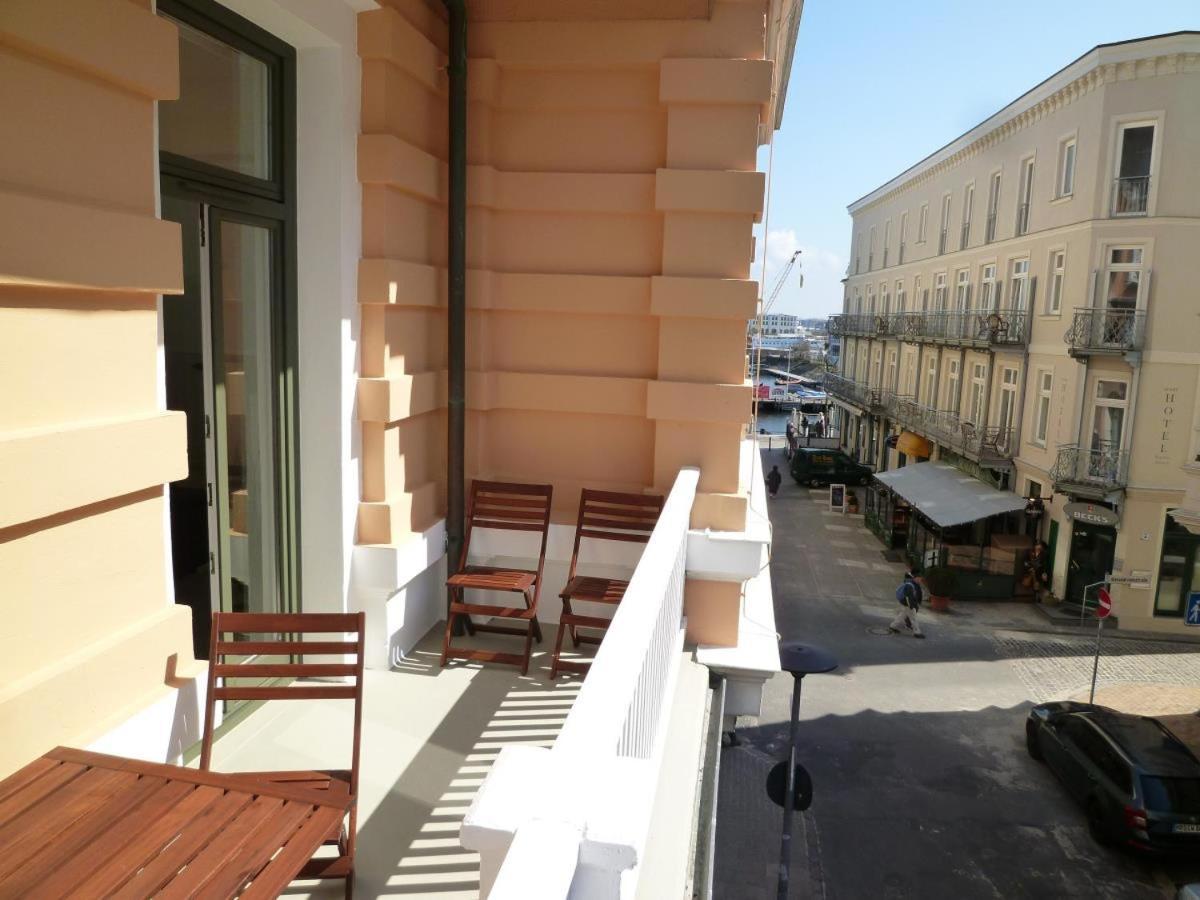 Appartamento Berringer, Knurrhahn, Direkt An Der Promenade Rostock Esterno foto