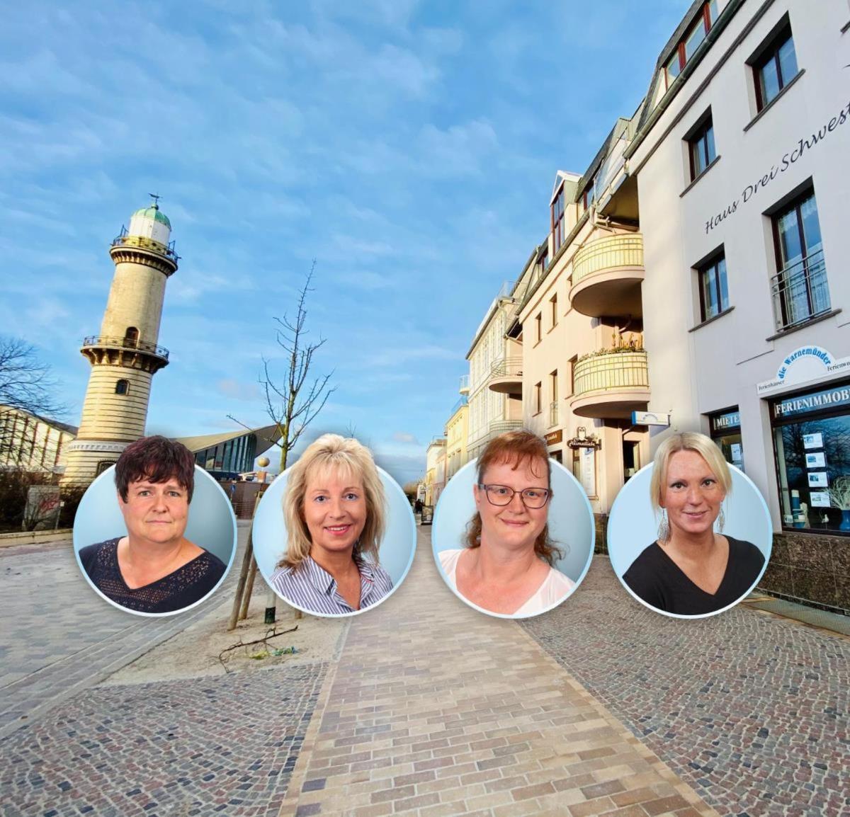 Appartamento Berringer, Knurrhahn, Direkt An Der Promenade Rostock Esterno foto